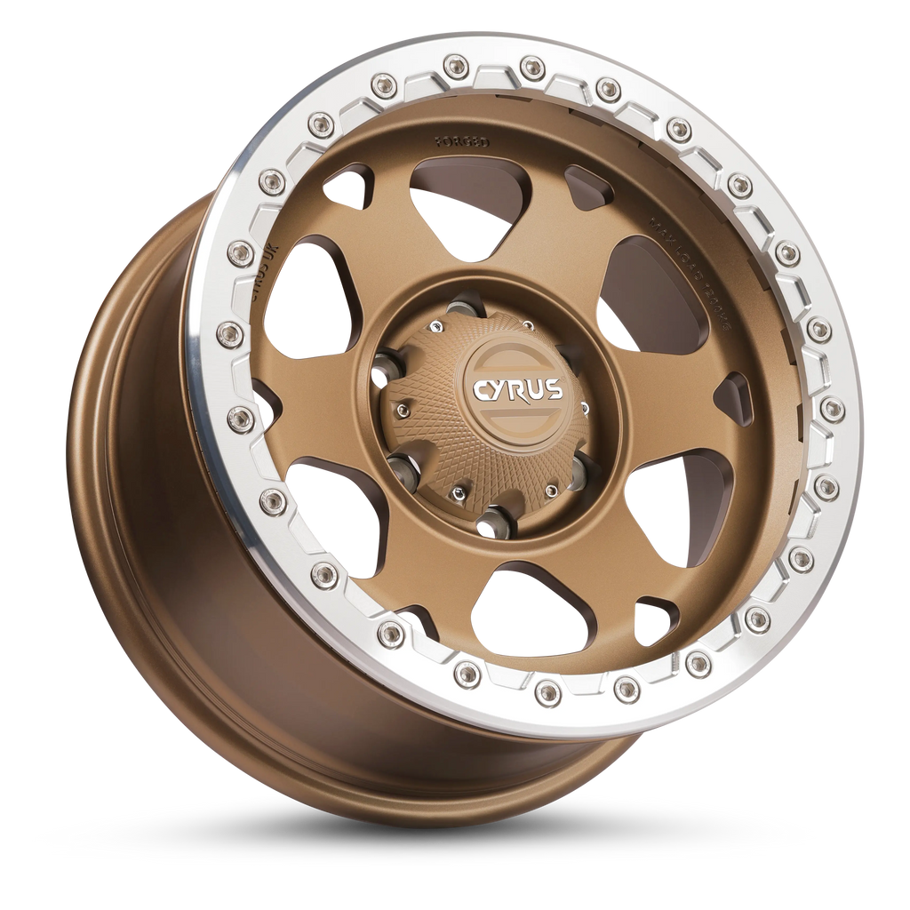 TITANOS BEADLOCK - MATT BRONZE / LIP MACHINE – CYRUS WHEELS