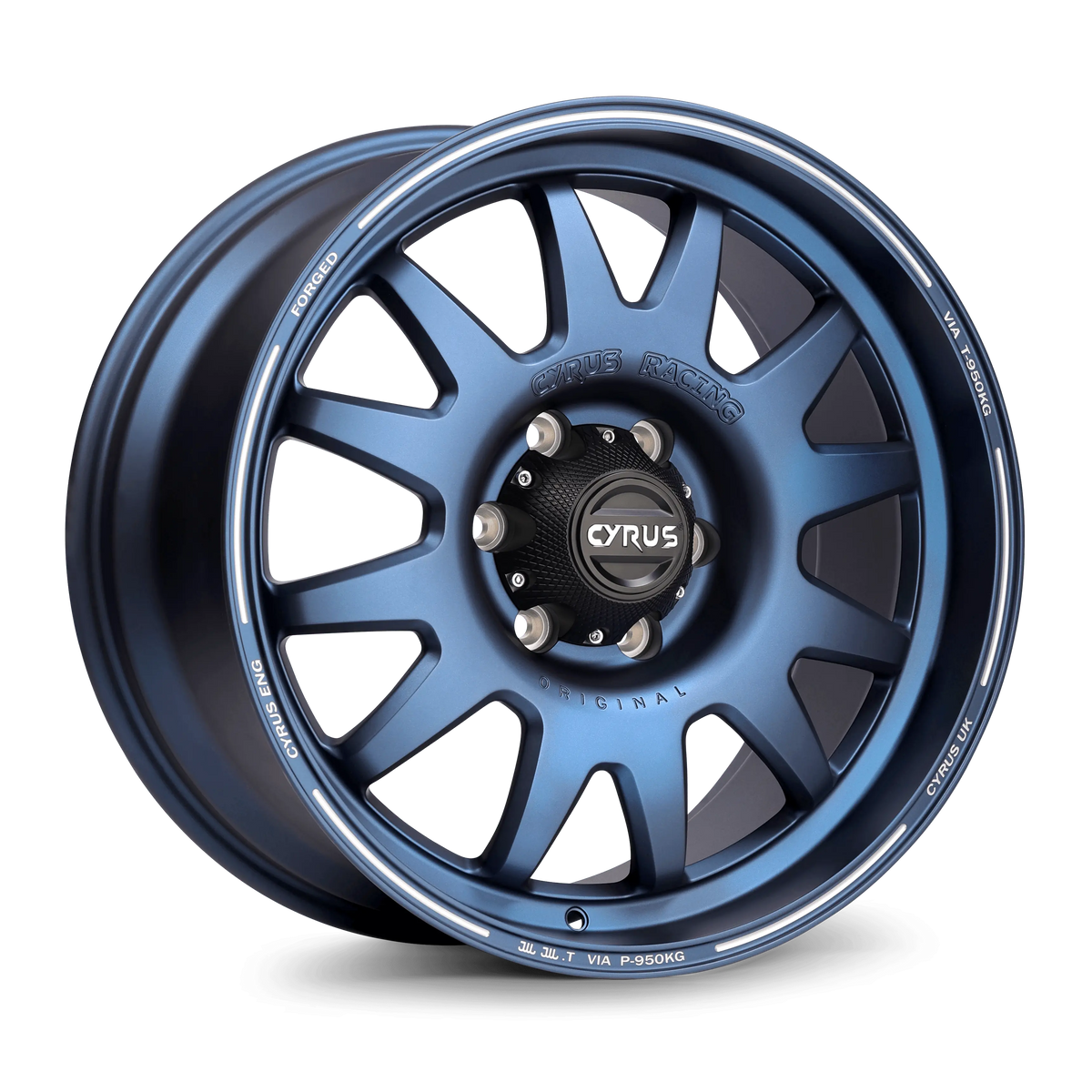Matt Blue Rims CHARIOT - MATT BLUE – CYRUS WHEELS