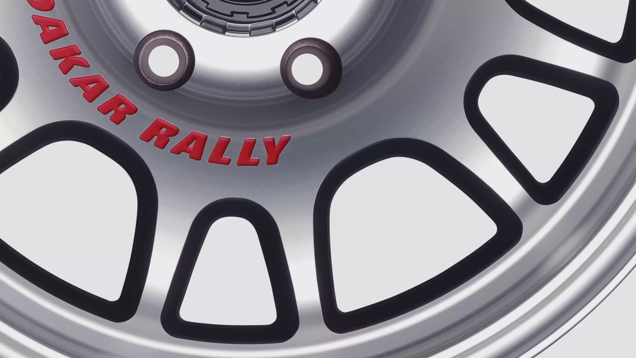 DAKAR RALLY - SILVER / RED LETTERING – CYRUS WHEELS